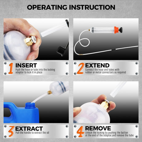 HORUSDY Manual Fluid Extractor and Fill Pump