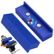 2-Piece 4.5" Magnetic Vise Jaw Pads, TPU Soft Jaw Covers with Waffle Surface, Non-Marring Protective Bench Vise Pads for Bench Vise, Drill Press, Metalworking and Woodworking