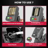 Automatic Fuel Transfer Pump with Auto-Stop, Battery-Operated Gas Can Pump