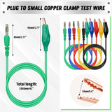 SWANLAKE 43-Piece Back Probe Kit, 30A Multi-Angle Test Probe, 4mm Banana Plug to Copper Alligator Clips, U-Shaped Connectors, Automotive Electrical Circuit Diagnosis Car Repairing Tools