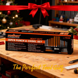 HORUSDY 28-Piece Heavy Duty Punch and Chisel Set, Including Taper, Cold Chisels, Pin, Center Punch