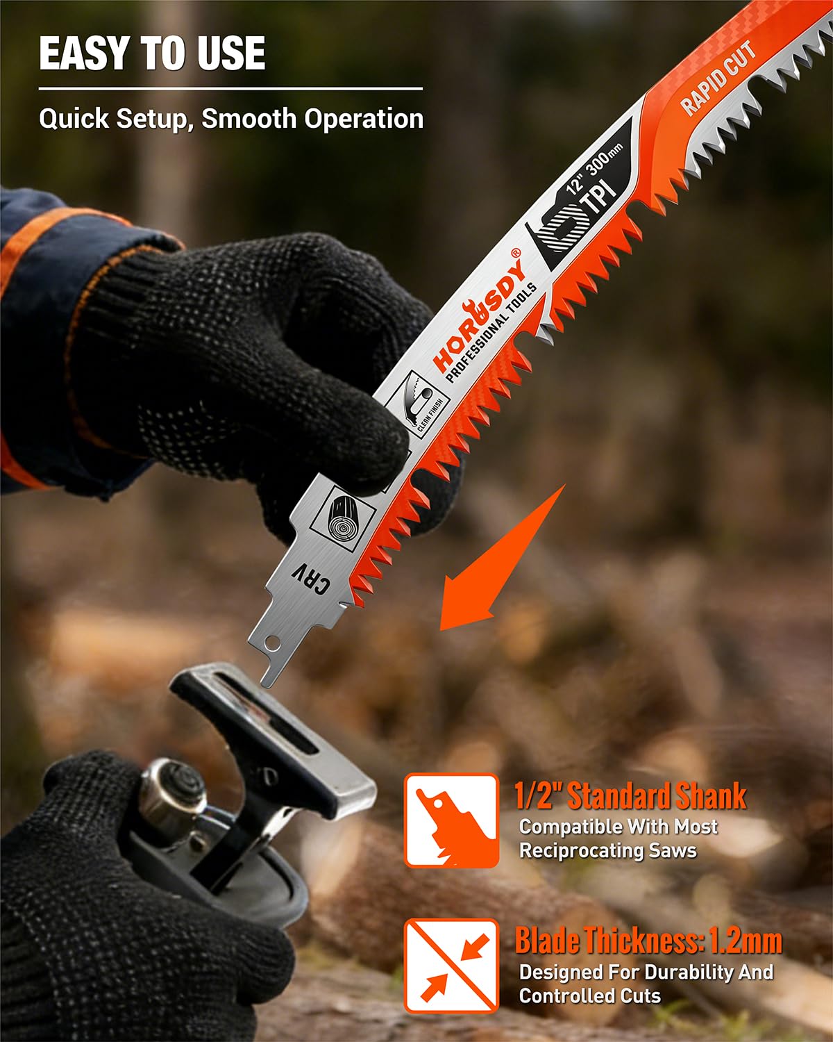 HORUSDY New Reciprocating Saw Blades | Amazon US image 8