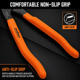 HORUSDY 12" Adjustable Oil Filter Pliers, Adjustable Oil Filter Wrench Removal Tool (Orange)