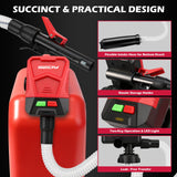 Automatic Fuel Transfer Pump with Auto-Stop, Battery-Operated Gas Can Pump