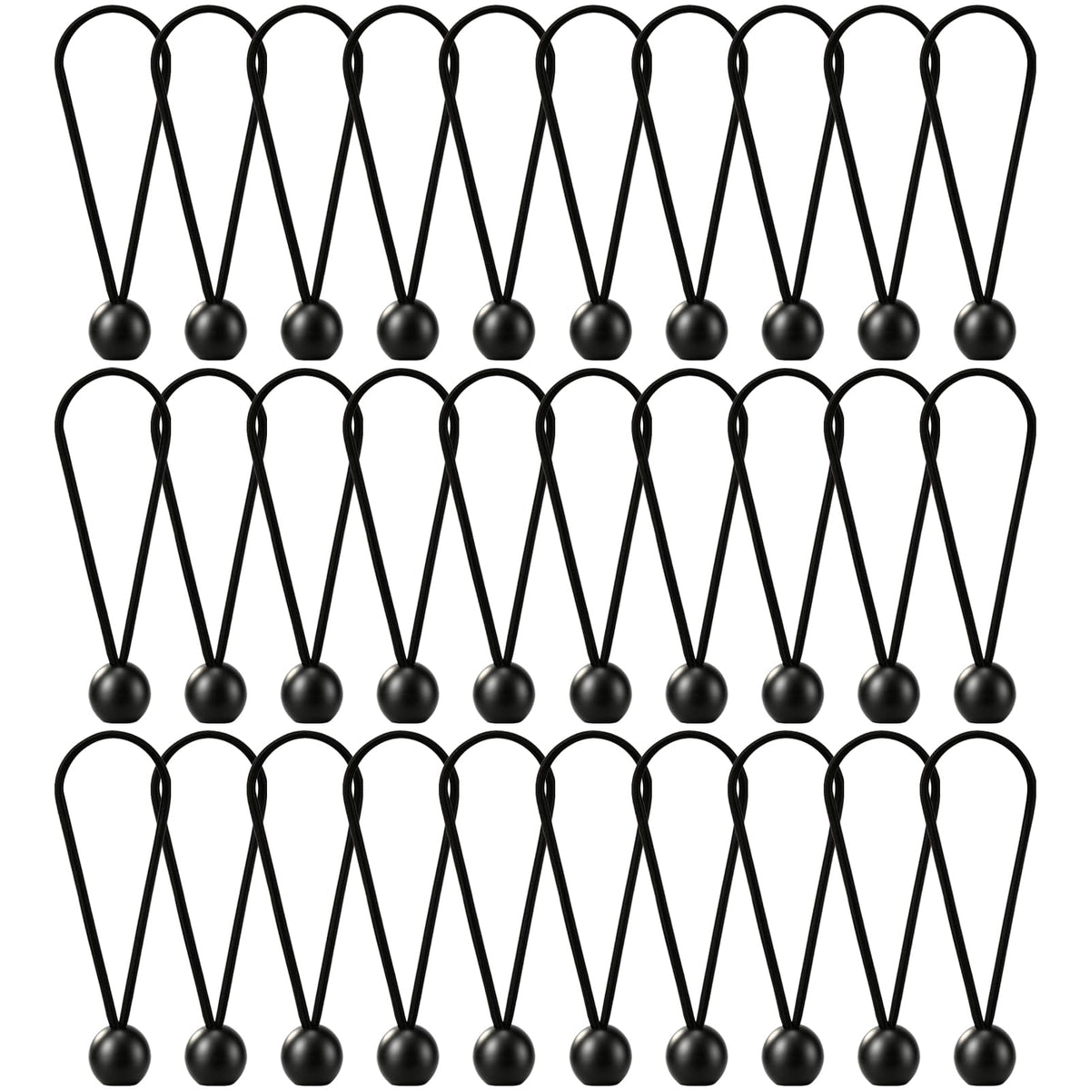 HORUSDY Heavy Duty Bungee Balls, 30-Pack