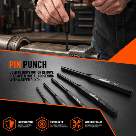 HORUSDY Punch and Chisel Set