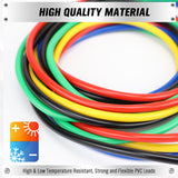 SWANLAKE 5-Piece Banana Plug to Alligator Clip Test Leads, 1000V 15A 3.5ft/1M Multimeter Electrical Alligator Clips, Flexible Copper Cable Banana Plug, Electrical Wires with Gator Clips
