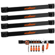 HORUSDY 12" Magnetic Tool Holder Strip, 4-Pack Tool Magnet Bar for Garage Organization, Shop Organization, Mounting Screws Included