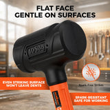 2 LB Dead Blow Hammer, One-Piece Molded, Steel Shot Filled, Non-Slip Grip | Amazon US image 4