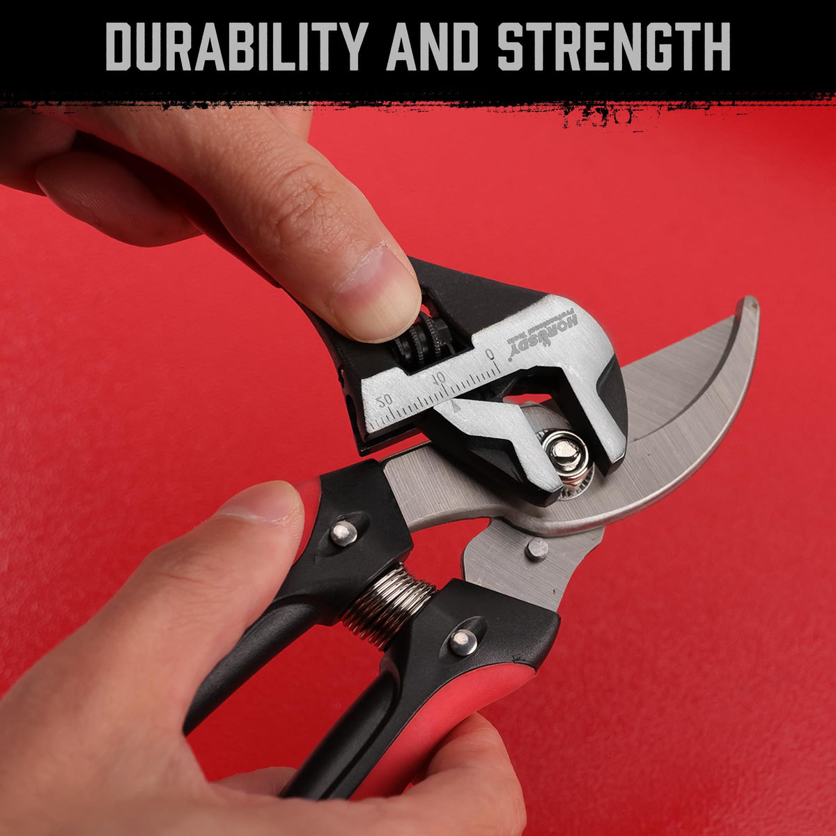 HORUSDY 6" Adjustable Wrench Pipe Spanner: Wide Jaw Black Oxide Wrench With Cushion Grip, Laser Marked Metric & SAE Scales, CR-V Steel, for Professionals