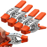 HORUSDY 4-Piece 8" inch Spring Clamp, Heavy Duty Spring Metal Spring Clamps, 3.4"-inch Jaw opening