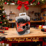 HORUSDY 8PCS Hole Saw Kit, 1"–2-1/8" (25–54mm), with 2 Pcs Drill Bits, Mandrel & Hex Key, Smooth Cut, DIY-Friendly Set for Soft Wood, Plywood, PVC