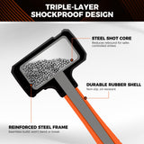 HORUSDY 4-Piece Dead Blow Hammer Set (0.5lb, 1lb, 2lb, 3lb) – One-Piece Molded Body, Steel Shot Filled, No Rebound, Non-Spark, Non-Slip Grip, for Auto, Carpentry & Tile Work | Amazon US image 3