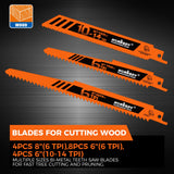 HORUSDY Reciprocating Saw Blade Set with Storage Case