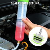 SWANLAKE 200cc Fluid Extractor, Extraction&Fill Pump,Fluid Syringe Pump Manual Suction Vacuum Fuel Car Transfer
