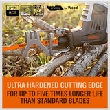5-Pack 9-Inch Wood Pruning Reciprocating Saw Blades, 5TPI HCS Carbon Steel Sawzall Blades for Fast Cutting Green Wood, Branches & Plastic - Includes Storage Case
