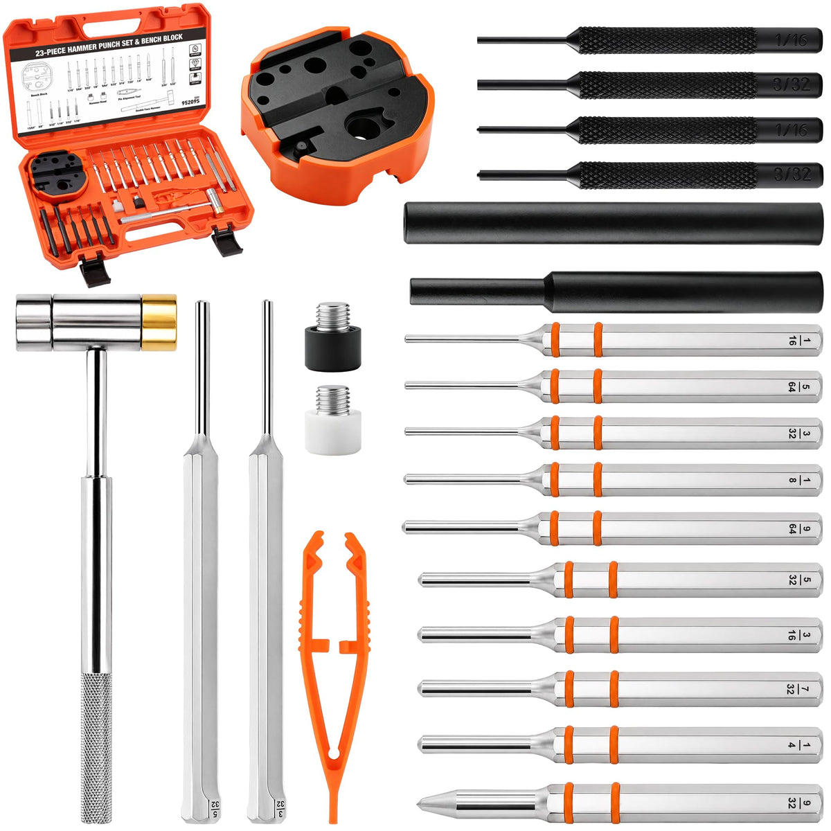 HORUSDY Punch and Hammer Set