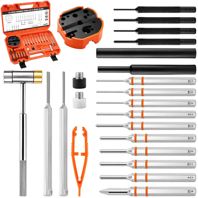 HORUSDY Punch and Hammer Set