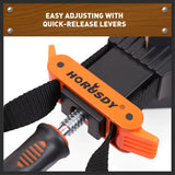 HORUSDY 4-Piece Band Clamp, Woodworking Frame Clamp Strap Holder for Picture Strap Clamp Strap Clamp (4-Piece Band Clamp)