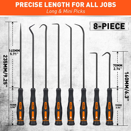 HORUSDY Precision Hook and Pick Set