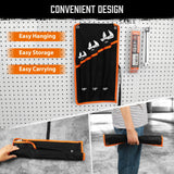 HORUSDY 3-Piece Adjustable Spud Wrench Set, 10", 12", 16", CR-V Steel, SAE & Metric Scale, Black Oxide Finish, Heavy Duty Wrenches for Construction, Mechanical Repair, DIY and Outdoor Projects