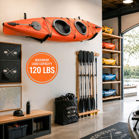 6-Pack Heavy Duty Garage Storage Hooks, 120 LB Capacity Wall Mounted Rack | Amazon US image 7