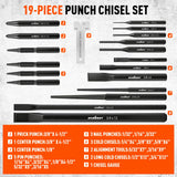 HORUSDY Punch and Chisel Set