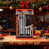 6-Piece Impact Sockets Adapter Sets, 3-Inch and 6-Inch Hex Shank 1/4" 3/8" 1/2"
