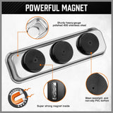 HORUSDY 5-PIECE Magnetic Pickup Tools Set, Include 15LB, 10LB, 3LB, 1.5LB Magnet Sticks, Rust-Proof Magnetic Tray, Telescoping Design for Mechanics, Automotive, DIY, Gifts for Men, Dad, Husband
