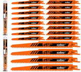 HORUSDY Reciprocating Saw Blade Set with Storage Case
