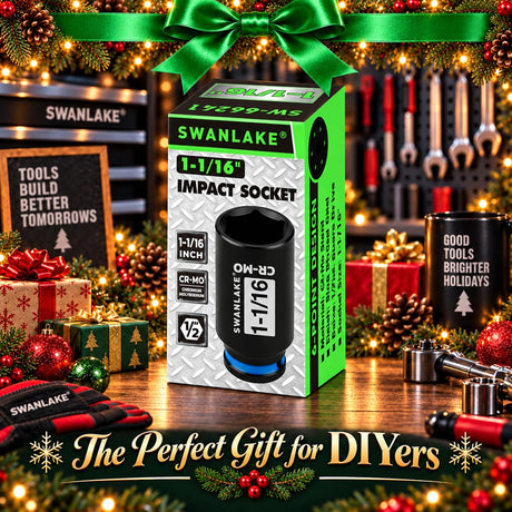 1-1/16” Socket 1/2-inch Drive Deep Impact Axle Nut Socket
