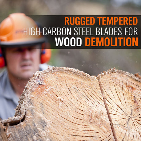 HORUSDY 10-Piece Reciprocating Saw Blades Set - Professional Sawzall Blades for Wood, Metal, Drywall & Plastic - High Carbon Steel Pruning Saw Blades - Compatible with DeWalt, Milwaukee & More