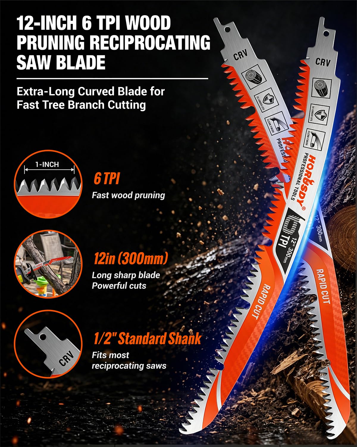 HORUSDY New Reciprocating Saw Blades | Amazon US image 2