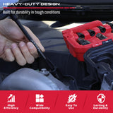 73-Piece Impact Socket Set with Hex & Torx Bit Sockets, SAE & Metric Deep & Shallow Sockets, Ratchet Handle, Universal Joint, Adapters & Extension Bars, CR-MO Steel