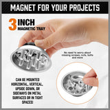HORUSDY 4-PIECE Telescoping Magnetic Pickup Tools Set - Extendable Magnetic Pick Up Tools，Flexible Bendable Spring Magnet Stick