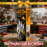 3-Piece 11 Inch Long Reach Pliers Set with 3 Magnetic Plier Racks, Extra Long Needle Nose Pliers Set Includes Straight, 45° & 90° Bent Nose Plier, Pliers Tool Set for Tight Spaces