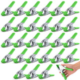 27-Piece 6-inch Heavy Duty Spring Clamp, Large Spring Clamps for Woodworking, Metal Clips 2.4-inch Jaw Opening Clamps for Backdrop, Pool Cover, Photography