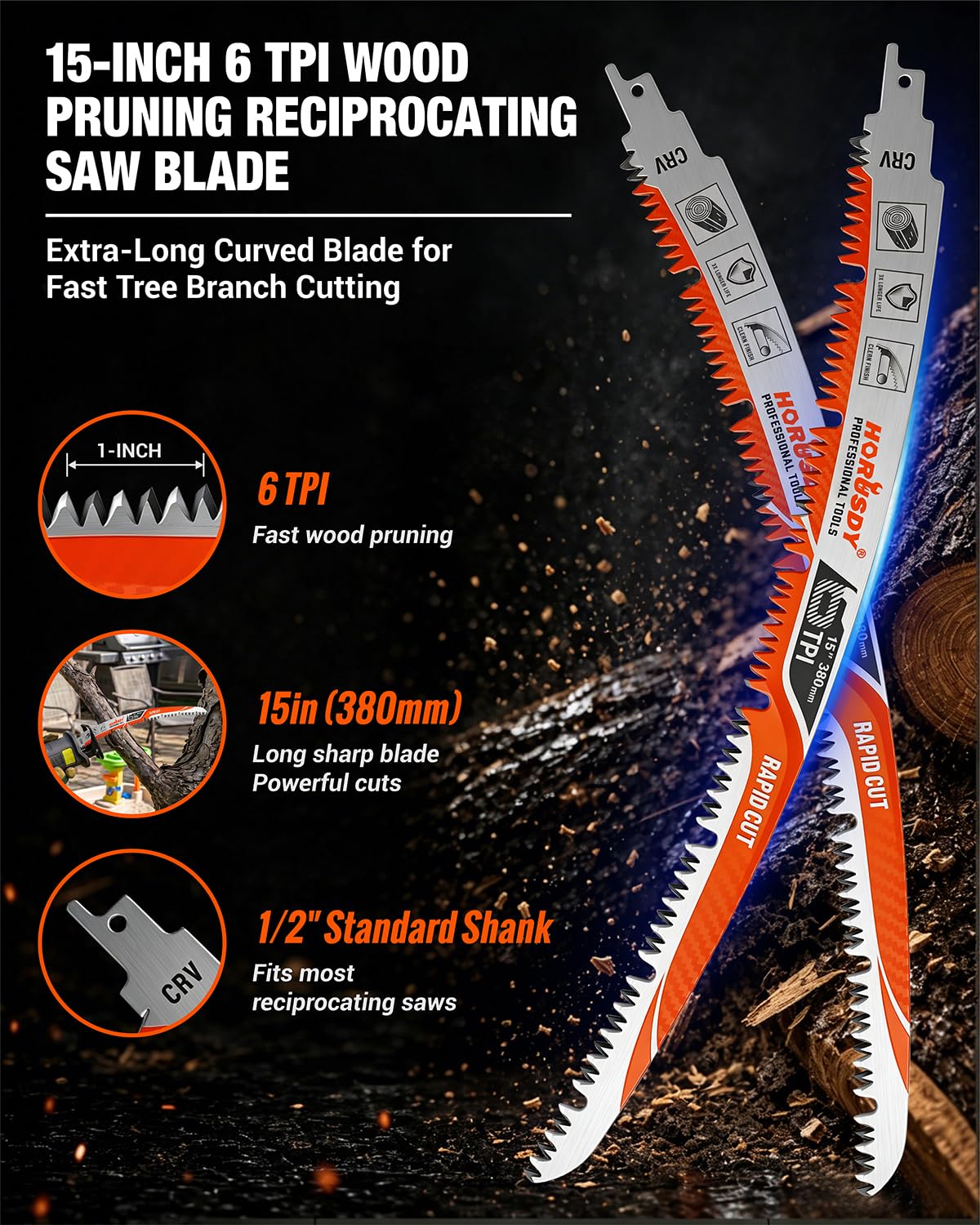 HORUSDY New Reciprocating Saw Blades | Amazon US image 11