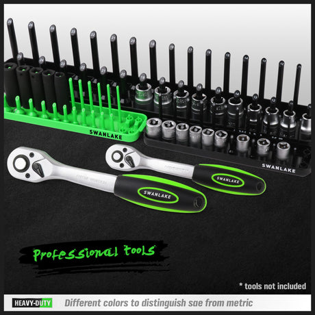 6-Piece Socket Organizer Set, Socket Holder for Tool Box Drawer