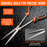 HORUSDY 3-Piece 11 Inch Long Reach Needle Nose Pliers Set, Extra Long Straight, 45° & 90° Bent Nose Pliers with 3 Magnetic Plier Racks and Roll-Up Storage Bag for Tight Spaces | Amazon US image 4