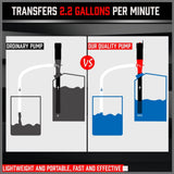 Sedy Liquid Transfer Pump with 90CM Hose, Battery Operated, Fast and Efficient for Gas, Water, Oil, and More - Portable and Durable Tool