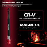 SEDY 6-inch magnetic bit holder extension with quick release, CR-V steel construction, and 1/4 inch hex shank for electric screwdrivers and drills