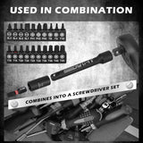 SEDY 63-Piece 1/4" Drive Socket & Nut Driver Set, Metric CR-V Impact Socket & Magnetic Bit Driver Kit with Ratchet Wrench and Organized Storage Case