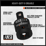 HORUSDY impact socket adapter and reducer set with black oxide finish, premium Cr-V steel, and secure detent design