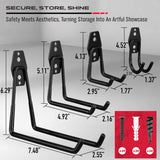 SEDY 15-Piece Heavy-Duty Garage Hook Assortment with Screws – Durable Steel Storage Hooks for Tools, Bikes, and Home Organization