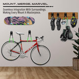 SEDY 15-Piece Heavy-Duty Garage Hook Assortment with Green Rubber Coating for Tools and Bikes Storage