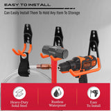 SEDY Heavy Duty Garage Hooks for Storage, Wall Mount Organizers with High Capacity, Durable Steel and Easy Installation