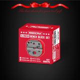 SEDY 4-inch magnetic bench block set with double-sided design for firearm maintenance, gunsmithing, and pin or sight removal