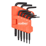 SEDY 8PCS Mini Tamperproof Torx Key Set – Precision-Machined with Corrosion-Protected Black Finish, Perfect for Small Repairs