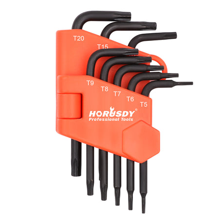 SEDY 8PCS Mini Tamperproof Torx Key Set – Precision-Machined with Corrosion-Protected Black Finish, Perfect for Small Repairs